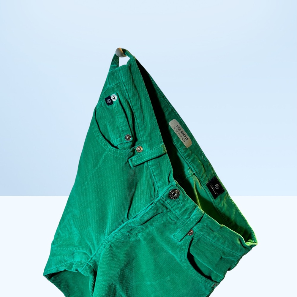 Vibrant Green Corduroy Pants